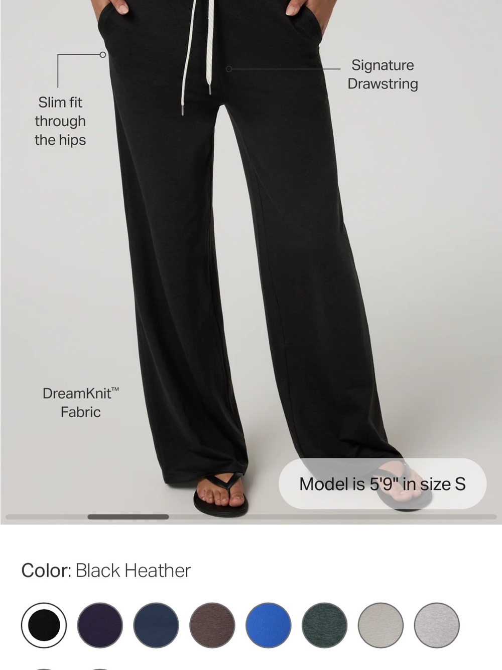 Vuori halo wide leg long large